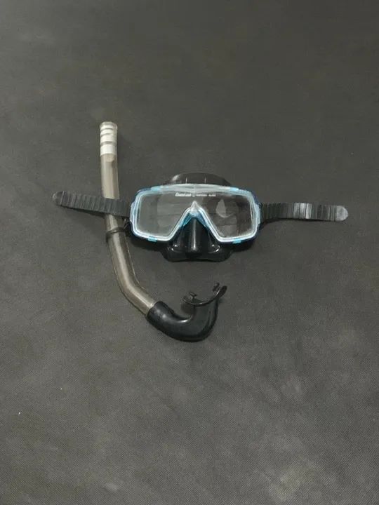 Pé de pato + máscara de mergulho + snorkel - Foto 2