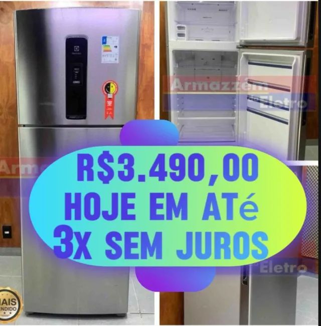 Geladeira Electrolux (modelo Novo) Nova*