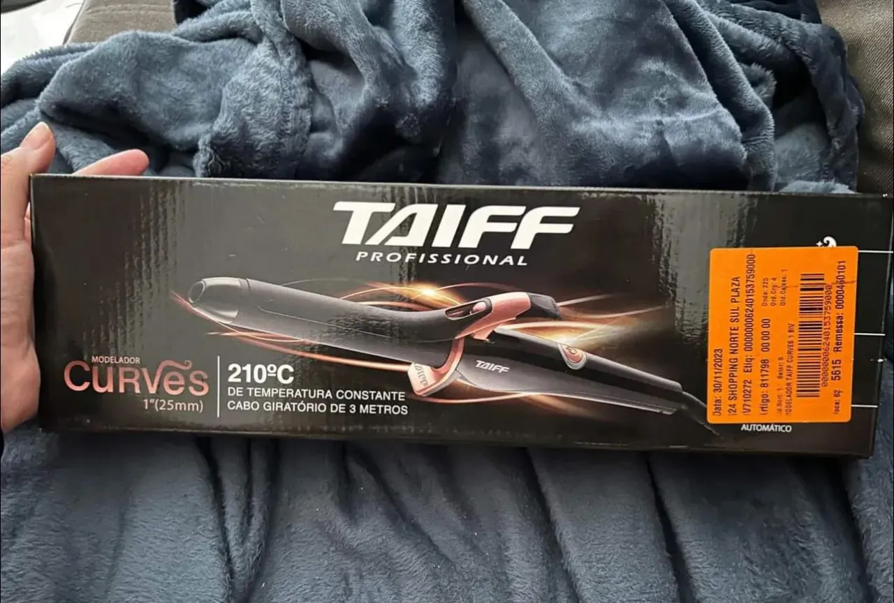 Modelador de Cabelo Taiff Curves 210ºC