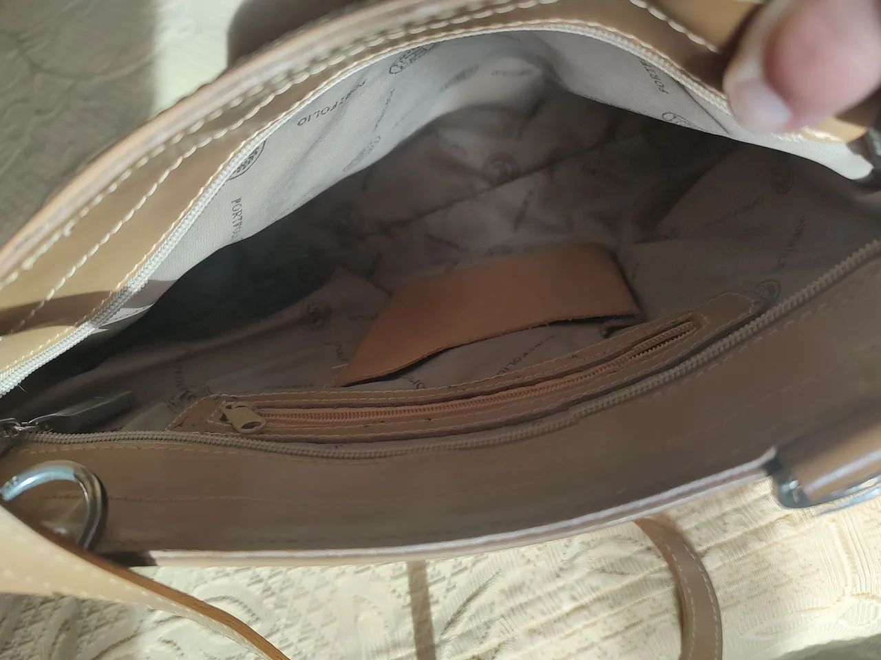 Bolsa de couro Portifólio  - Foto 5
