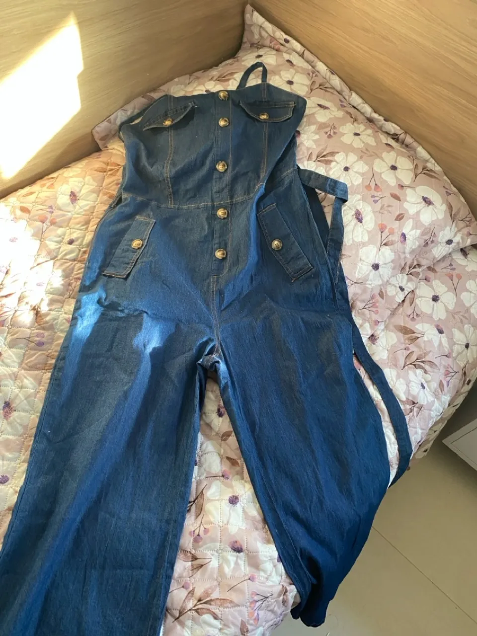 Macacão Jeans G (veste M)