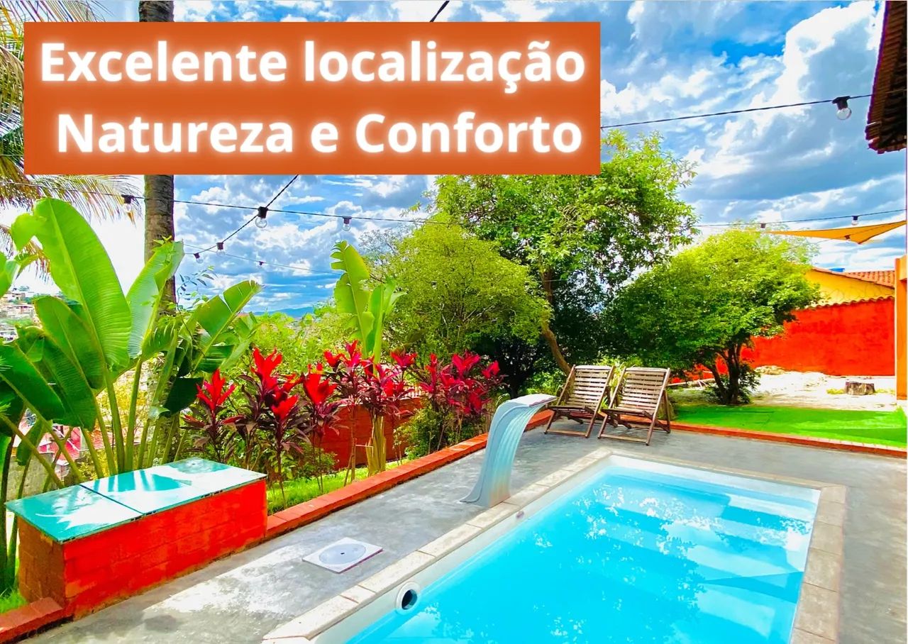 Casa Temporada com Piscina, Hidromassagem e Churrasqueira - Foto 5