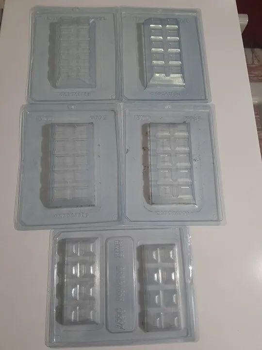 kit com formas de acetados trufas, ovos, corações e barras trufadas. - Foto 5