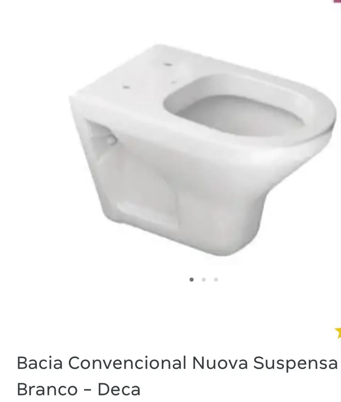 Vaso suspenso Deca Nuova 