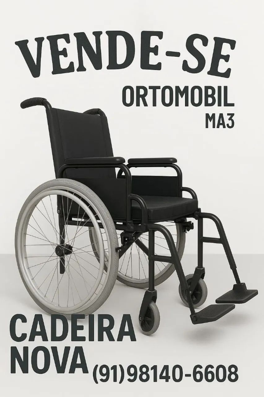 Cadeira de rodas nunca usada