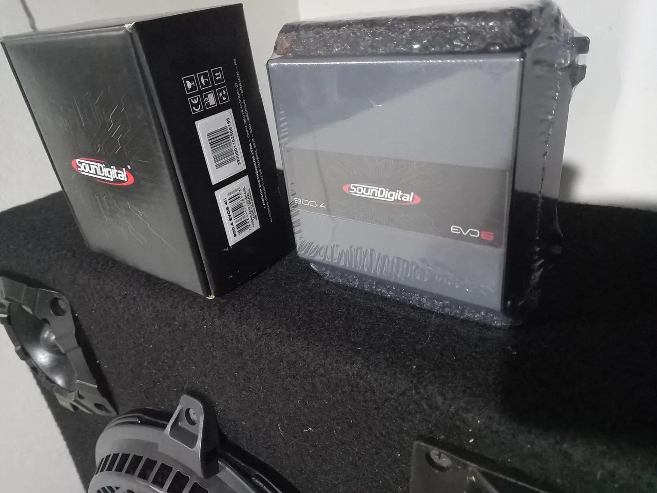 Modulo Amplificador digital Soundigital 800.4 + caixa  trio spyder nitro jbl  - Foto 3