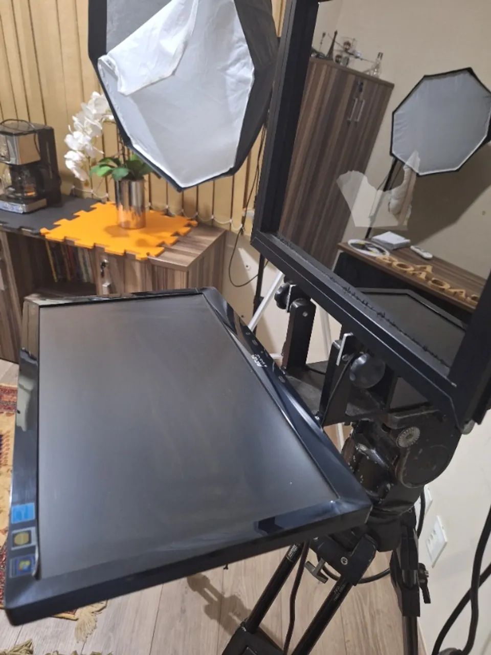 Teleprompter com tripé profissional  - Foto 4