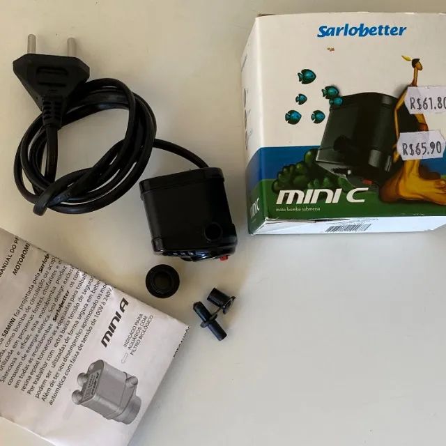 Ref.242 Motobomba aquário 110v fonte Sarlo Better Sb mini - Foto 6