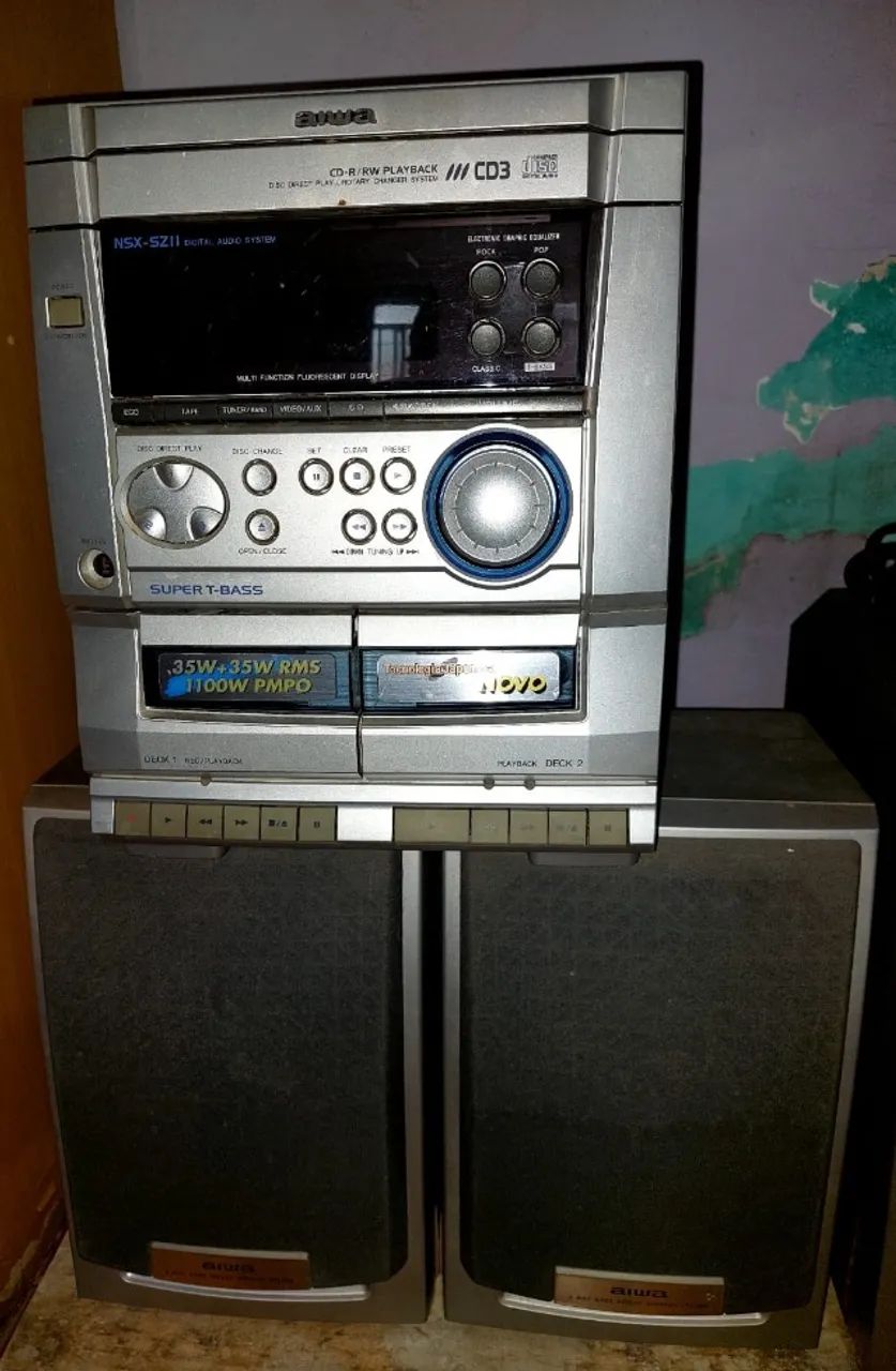 Aparelho de som Aiwa Modelo NSX-SZII