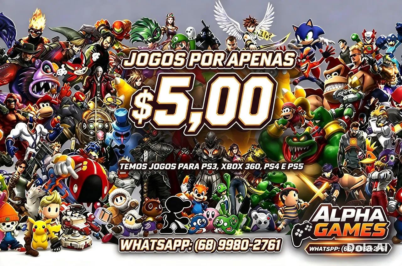 JOGOS PARA XBOX,PS3,PS4,PS5