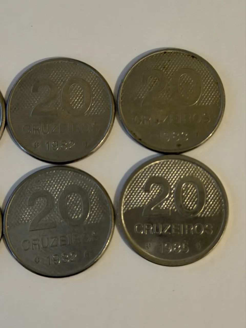 Lote com 6 Moedas- 20 Cruzeiros, Anos Diversos - Foto 3