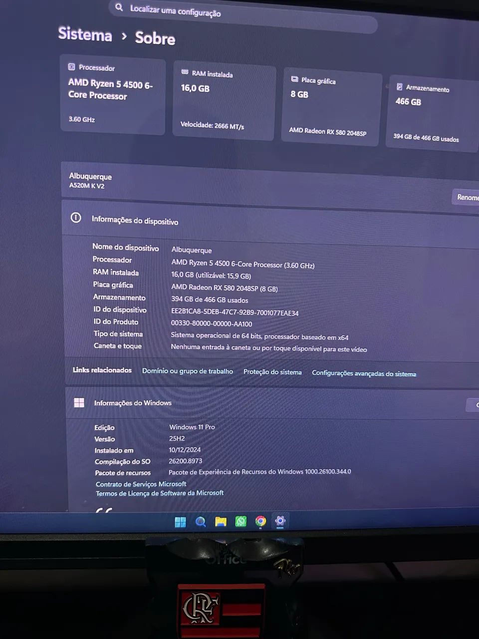 Pc gamer COMPLETO COM TUDO - Foto 4