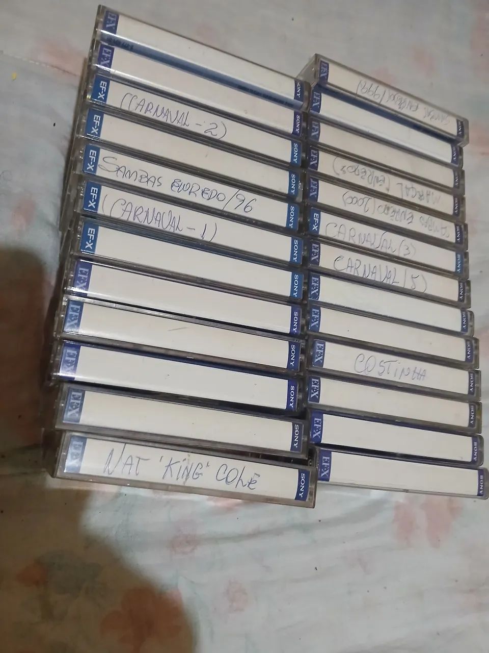 Fitas Cassetes Sony EFX usadas! - Foto 4