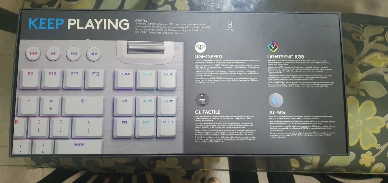 Teclado Gamer sem Fio - Foto 6