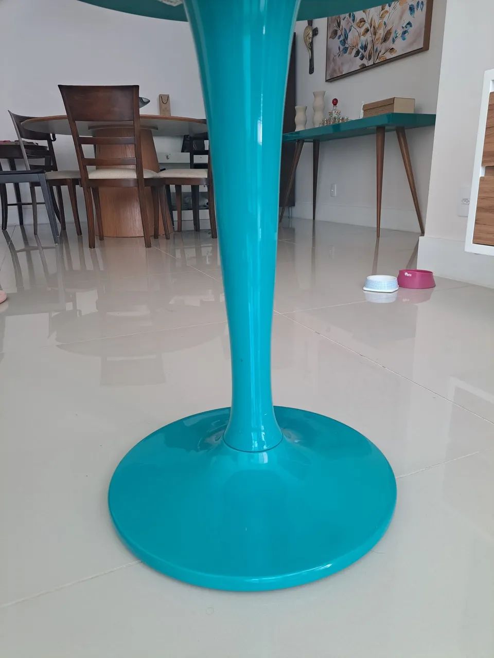 Mesa de canto Laca Azul - Foto 3