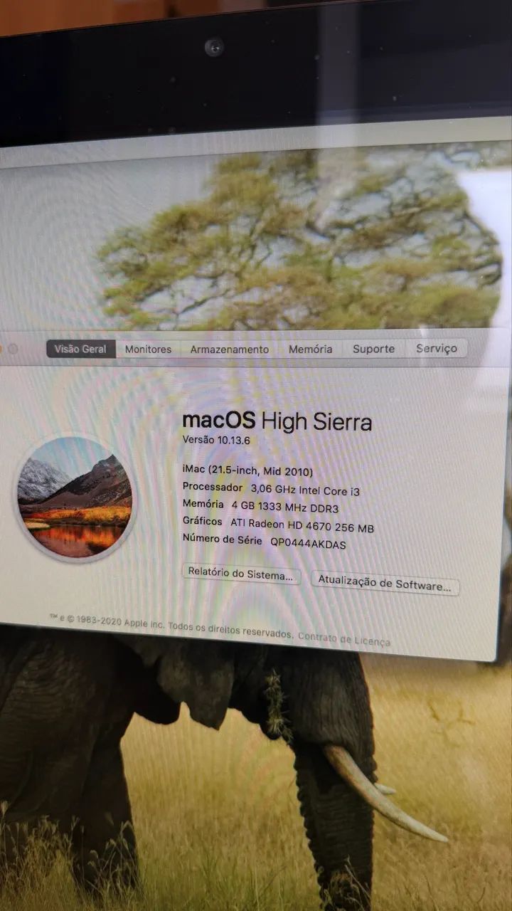 iMac Apple 21,5 Core i3 + Teclado Original - Foto 2