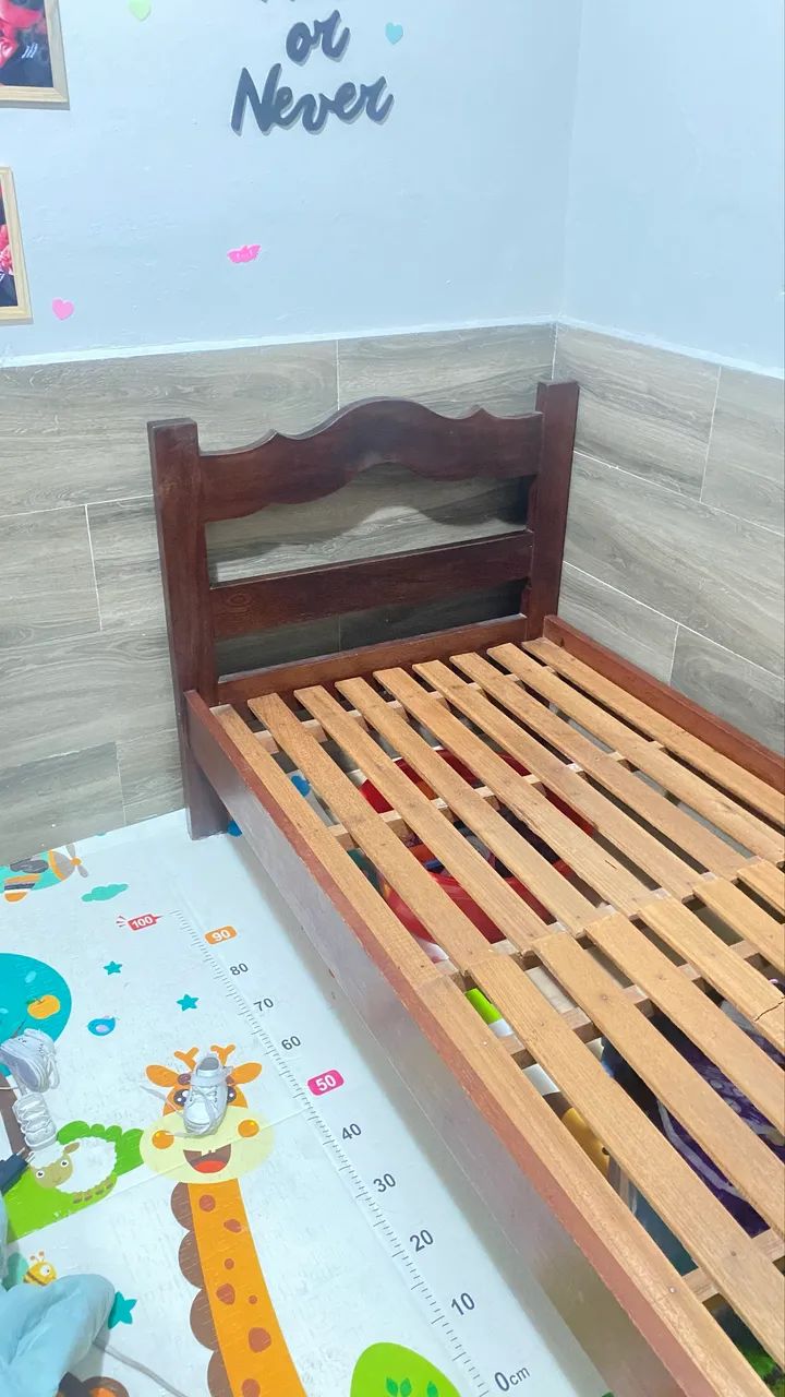 Cama de solteiro madeira maciça  - Foto 4