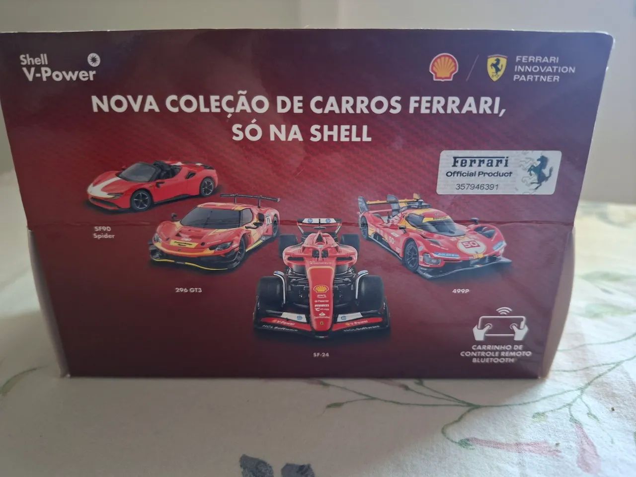 Miniatura Ferrari SF90 Spider Shell com controle via app. - Foto 4
