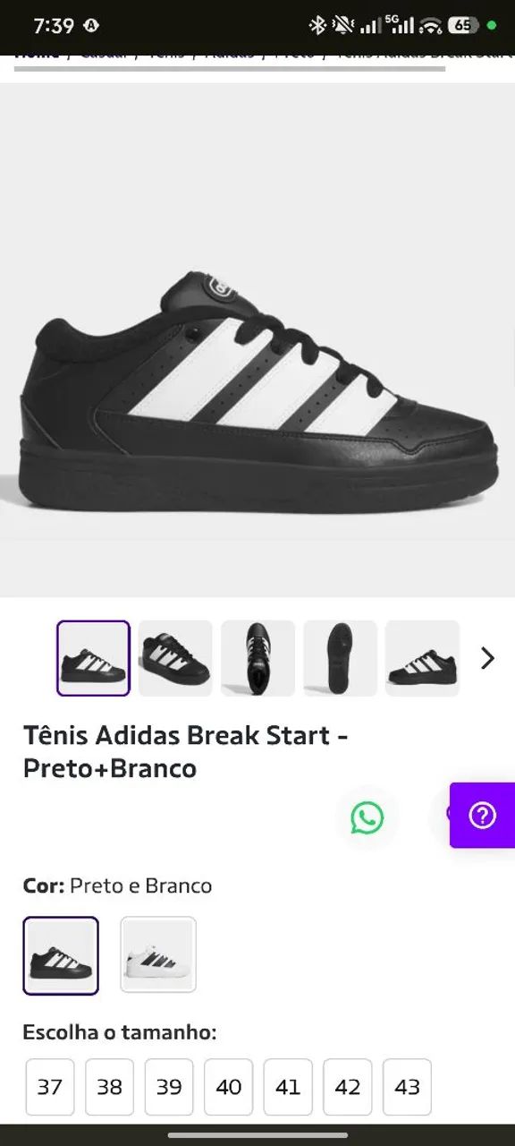 Adidas BreakStart 2000 Tam.41 - Foto 5