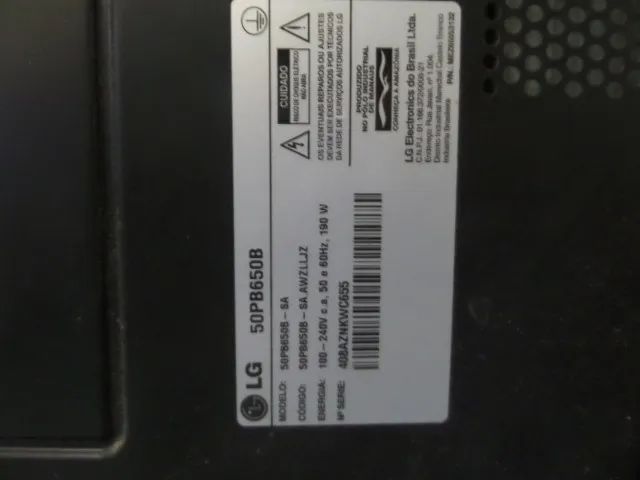 Tv lg plasma 50 aproveite só trocar a placa. - Foto 5