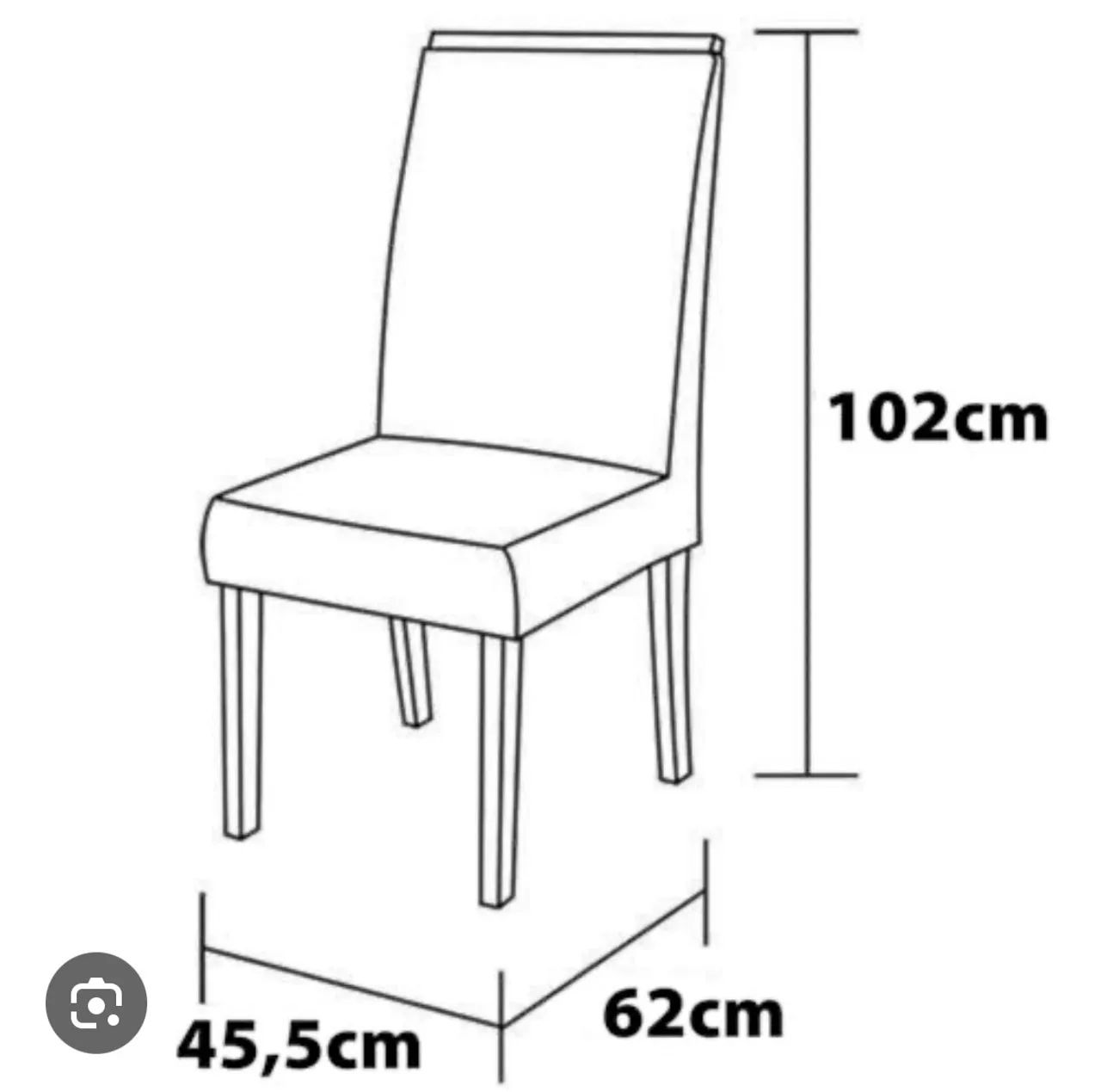 Mesa jantar 6 cadeiras com tampo de vidro branco lapidado - Foto 5