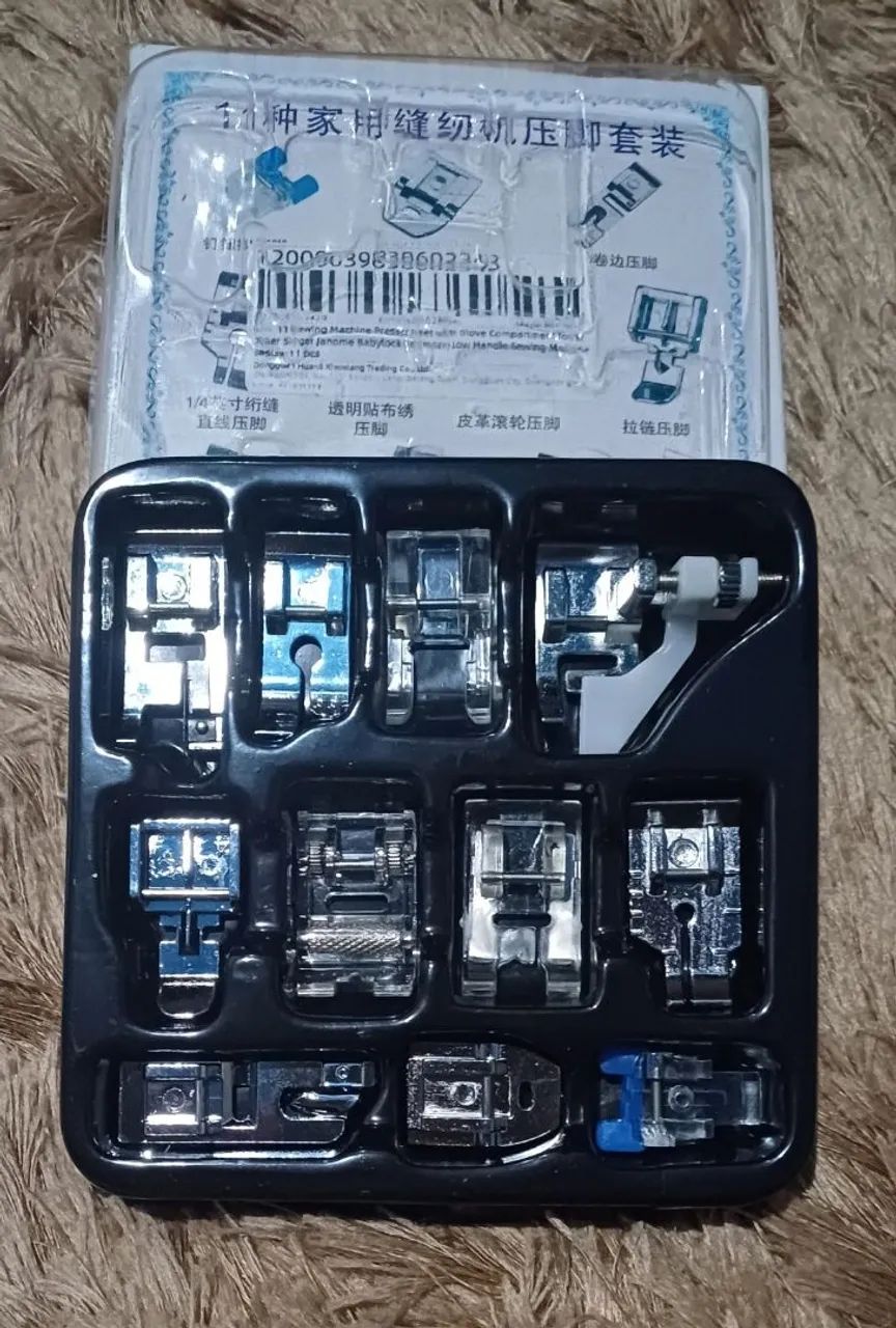 Calcadores para máquina de costura novo