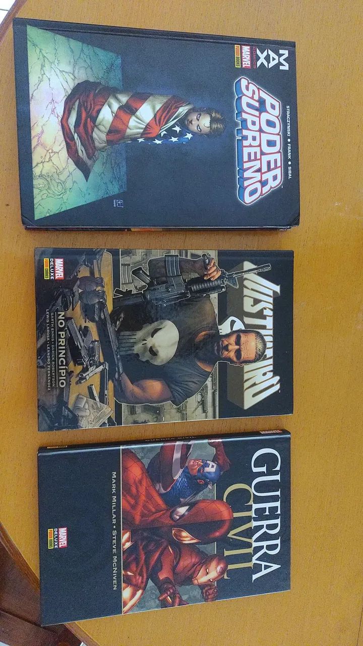 Pacote de Quadrinhos marvel deluxe panini 