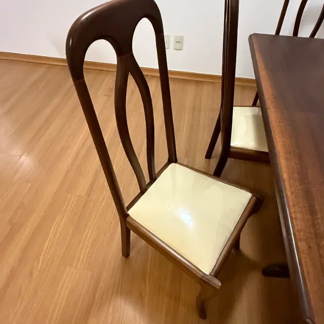 Mesa de Jantar Retangular com cadeiras - 6 pessoas - Foto 2