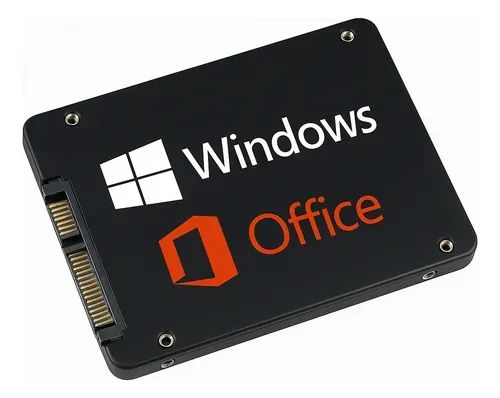 SSD 120GB c/ Windows 11 + Office - Instalado e Pronto para Uso
