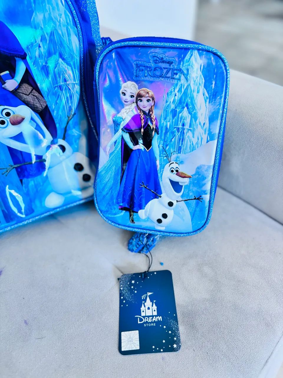 Kit escolar da Frozen: Mochila, Lancheira e Estojo - Foto 5