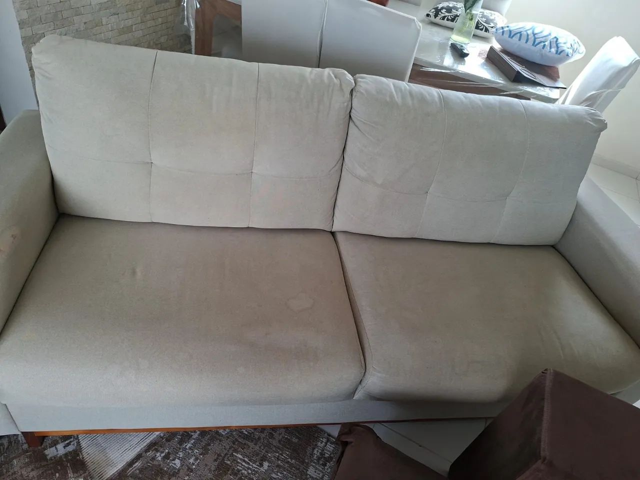 Vendo sofá usado em boas condições de uso. - Foto 3