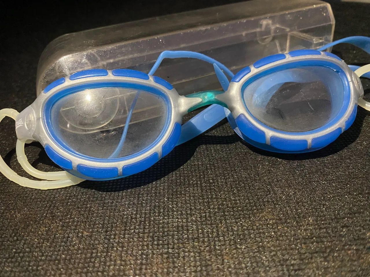 Óculos Natação Zoggs Predator Azul Antiembaçante Proteção UV