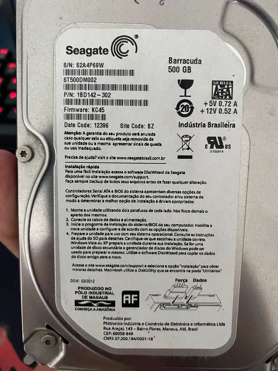 HD Seagate 500GB funcionando - Foto 3