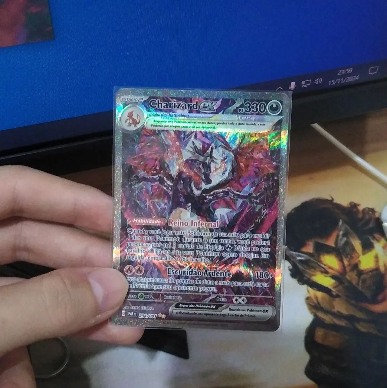 Charizard EX 234/091 Ótimo estado