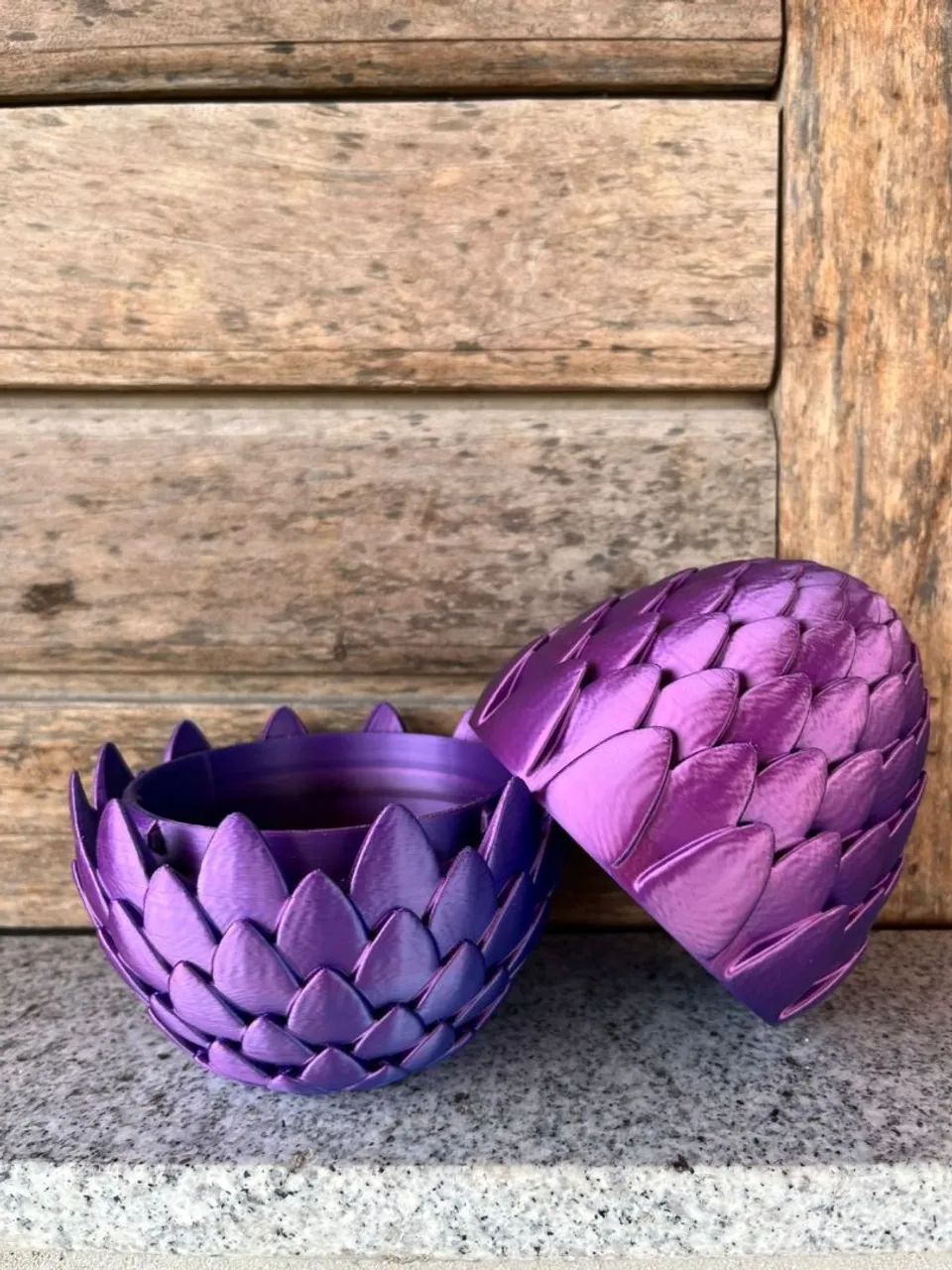 Ovo de Dragão 20cm feito em impressora 3D - Foto 3