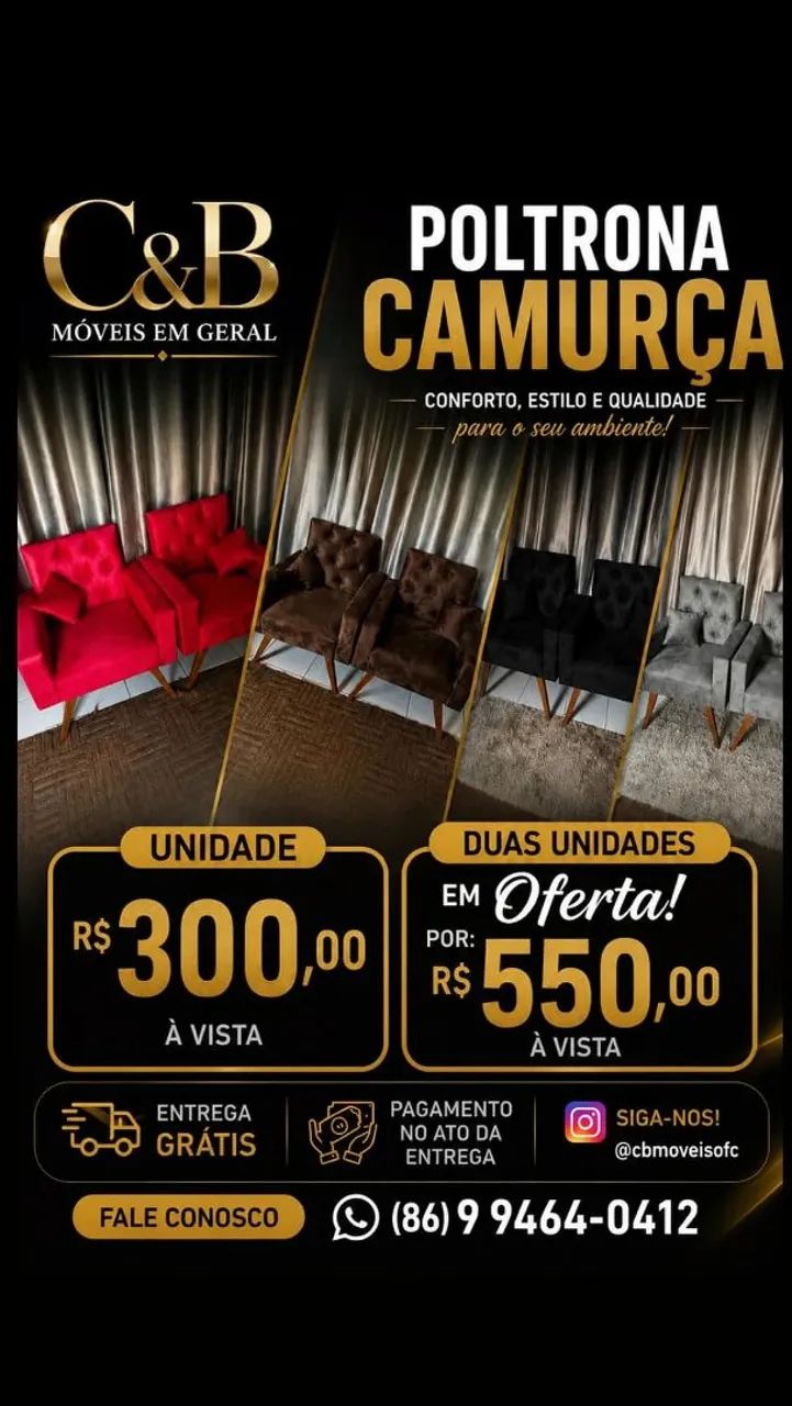 Poltronas Camurça - Foto 5