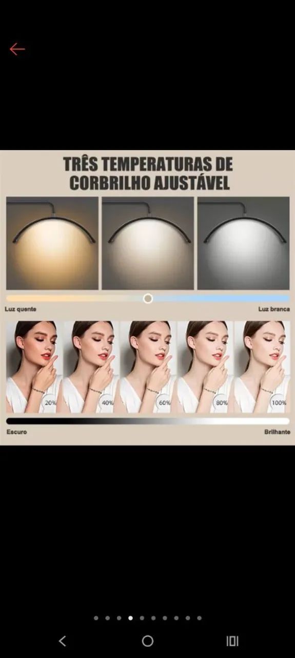 Luminária Meia lua  - Foto 2