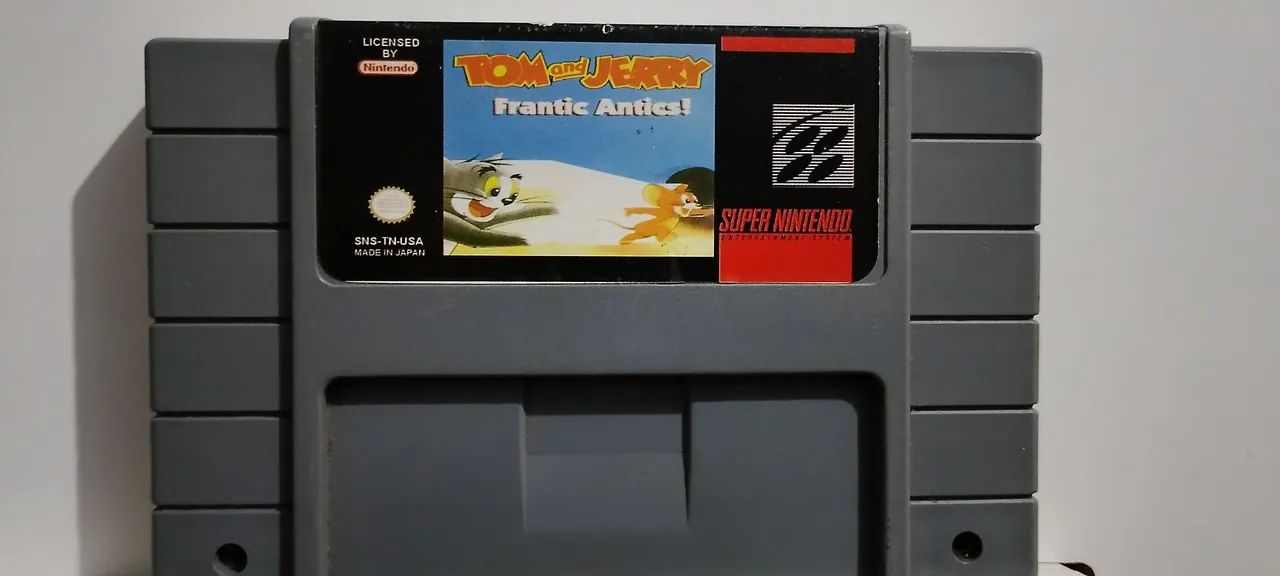 Cartuchos de Super Nintendo - Pinball, Tom e Jerry