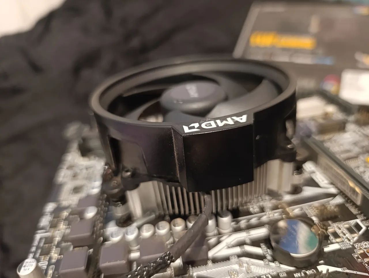 PLACA MÃE + COOLER + RYZEN 5  2400G. - Foto 4