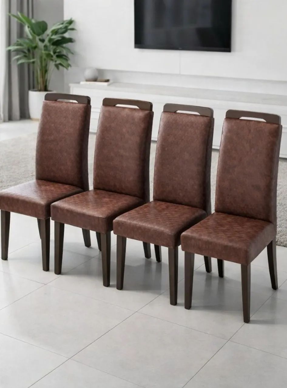 Cadeira para Mesa de Jantar - Marrom - R$ 250,00 cada