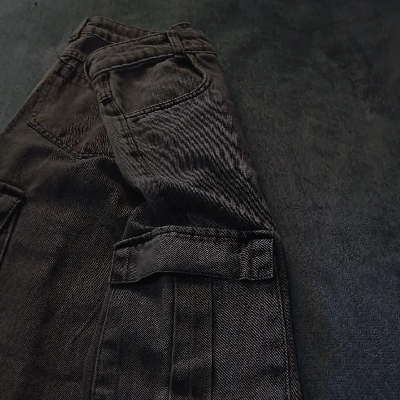 CALÇA CARGO JEANS FEMININA - Foto 5