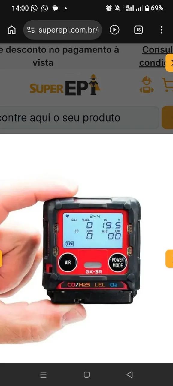 Tectetor de gás GX2002 - Foto 2
