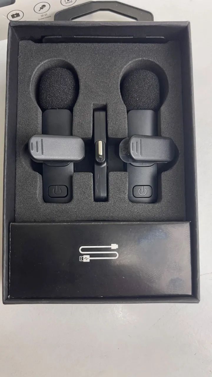 MICROFONE DE LAPELA SEM FIO K9 WIRELESS ? PARA iPHONE - Foto 2