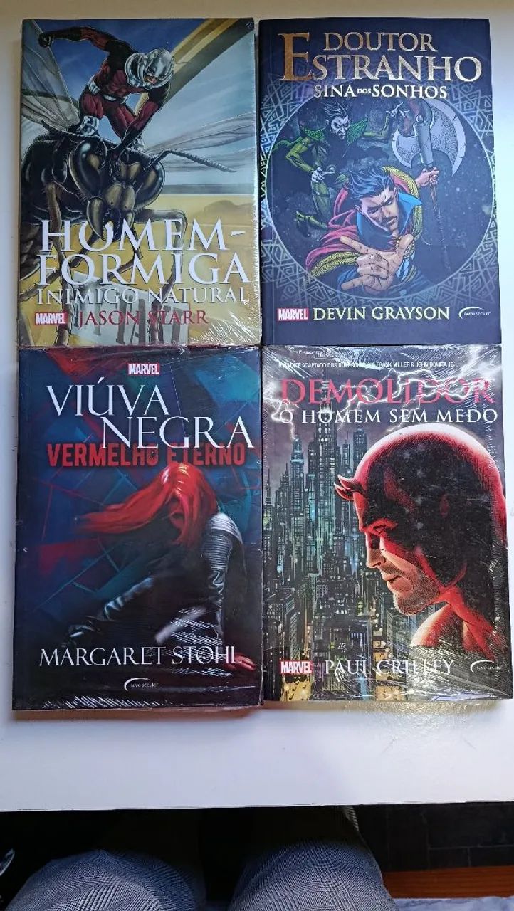 Coleção romances da Marvel Editora Novo Século