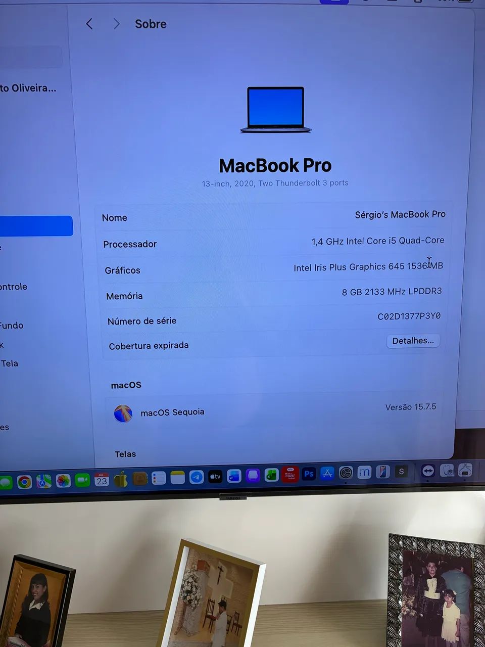 MacBook Pro A2289 I5, SSD 512, LEIA O ANÚNCIO  - Foto 3