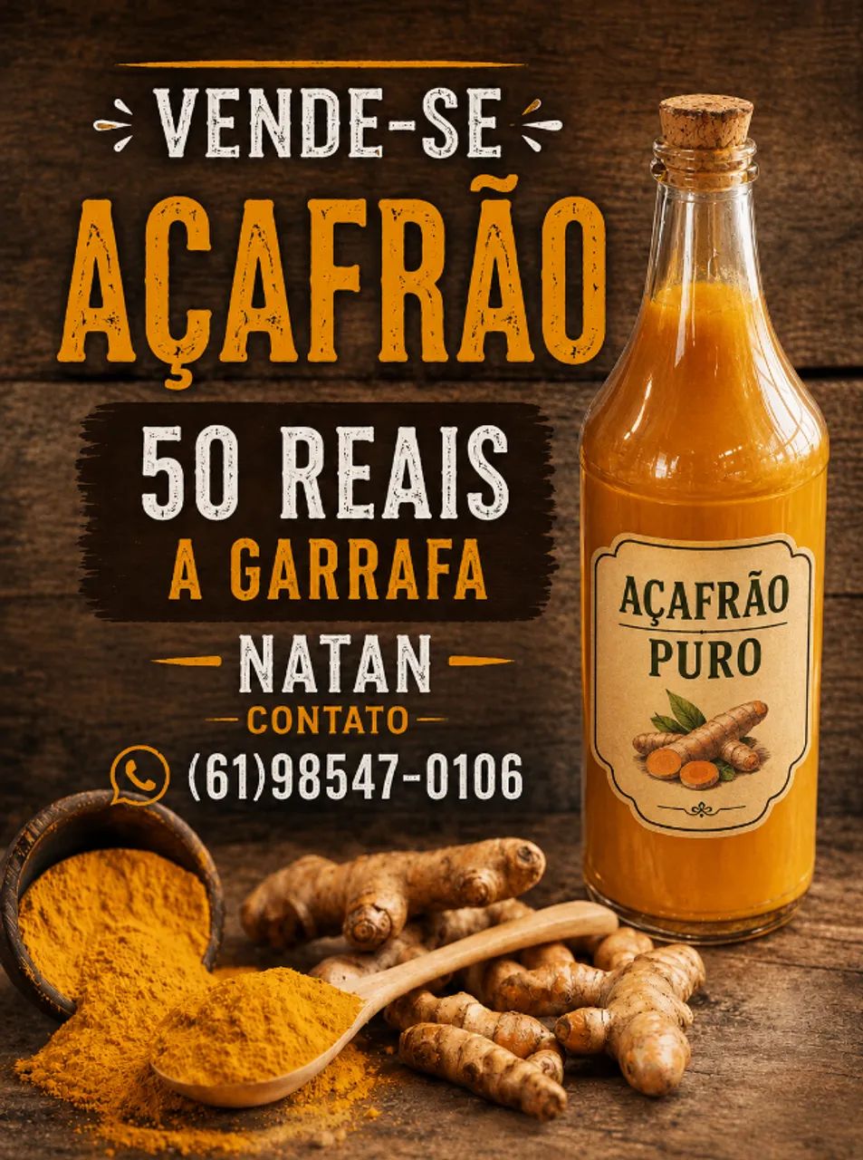 Açafrão Puro - Cúrcuma