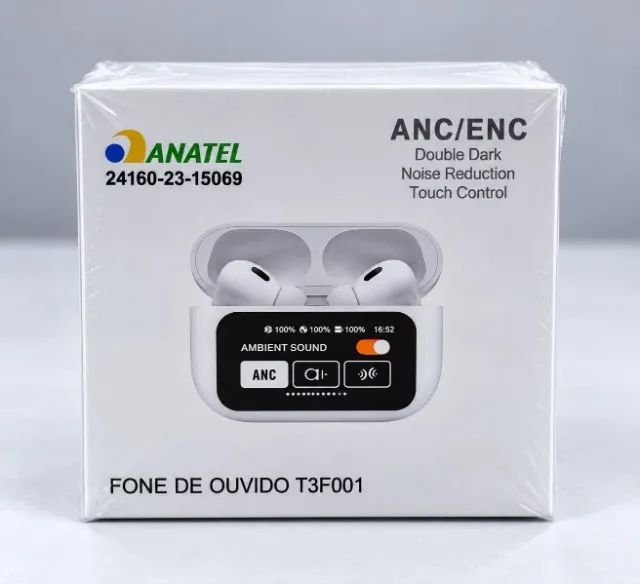 FONE BLUETOOTH COM DISPLAY E ISOLAMENTO ACUSTICO 