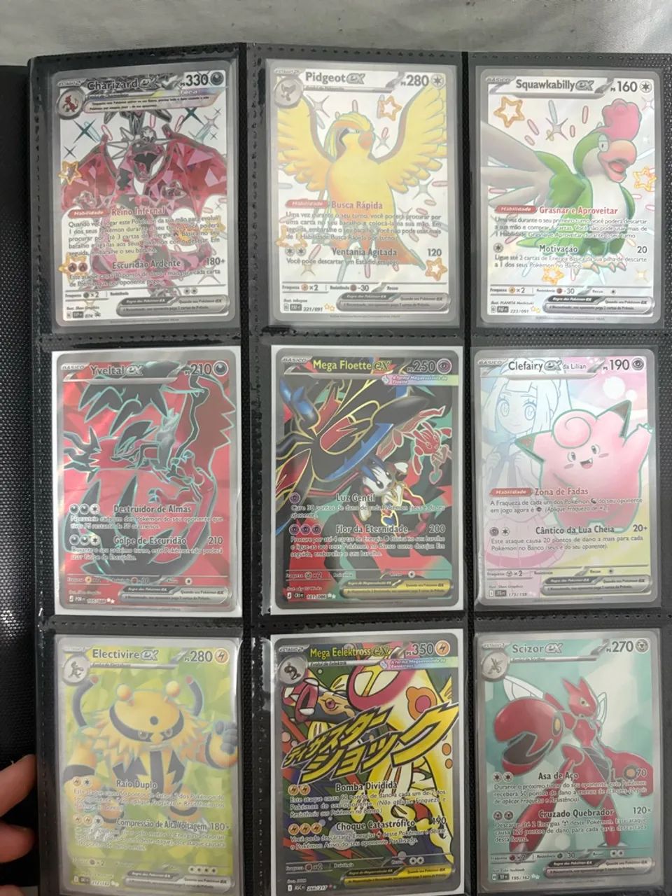 264 Hits de Carta Pokémon 2 Pastas - Foto 4
