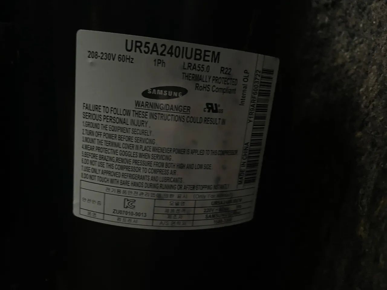 COMPRESSOR 24.000 BTUS NOVO  - Foto 4