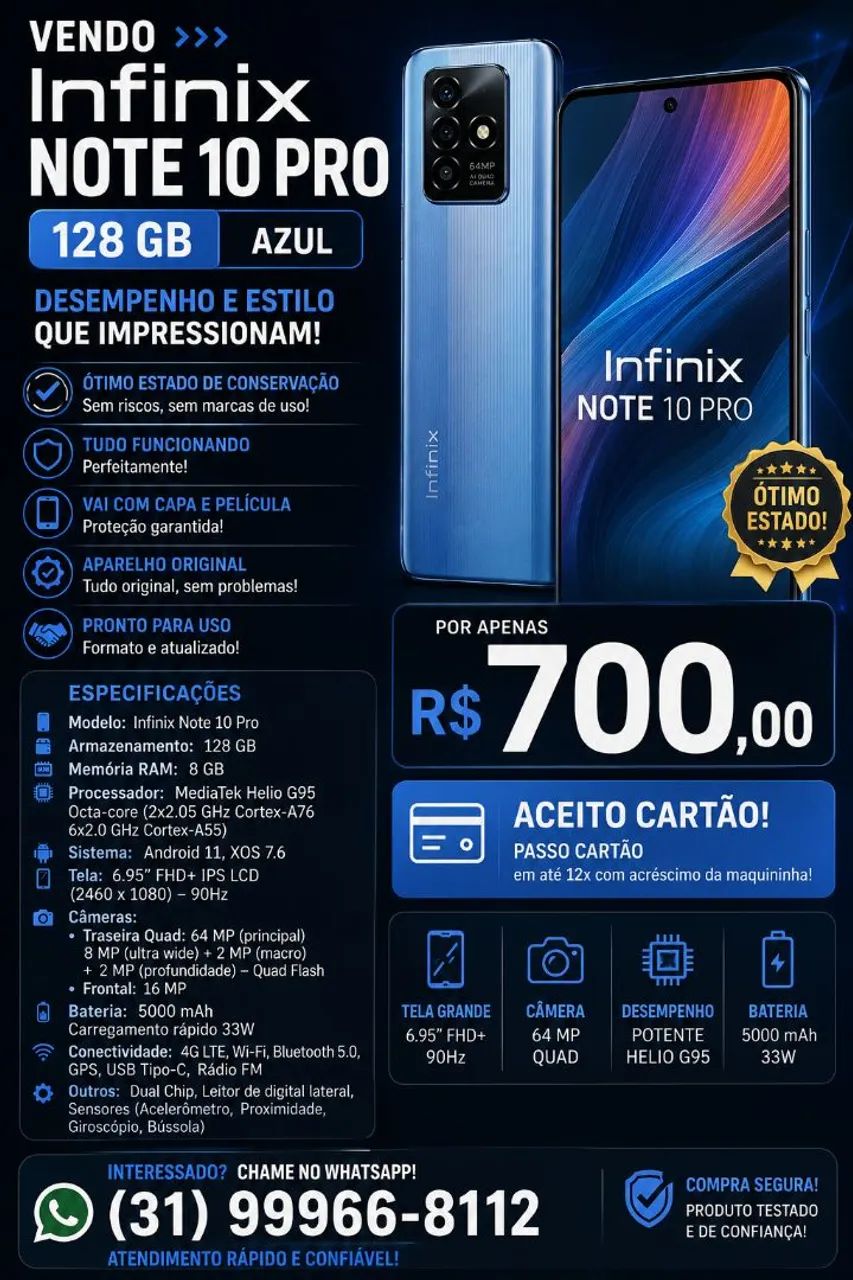 INFINIX NOT 10 PRO 128GB